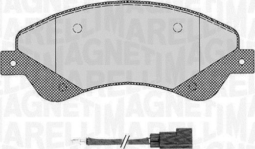 Magneti Marelli 363916060648 - Kit de plaquettes de frein, frein à disque cwaw.fr