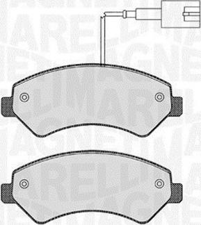 Magneti Marelli 363916060643 - Kit de plaquettes de frein, frein à disque cwaw.fr