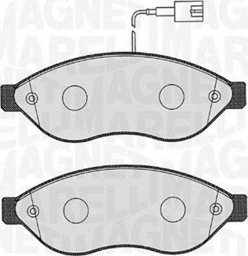 Magneti Marelli 363916060642 - Kit de plaquettes de frein, frein à disque cwaw.fr