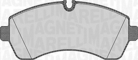 Magneti Marelli 363916060647 - Kit de plaquettes de frein, frein à disque cwaw.fr