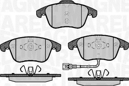 Magneti Marelli 363916060659 - Kit de plaquettes de frein, frein à disque cwaw.fr