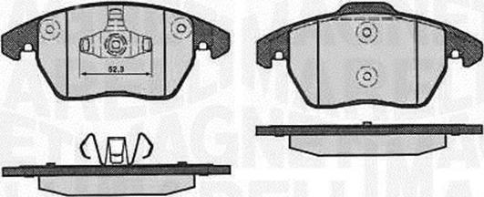 Magneti Marelli 363916060656 - Kit de plaquettes de frein, frein à disque cwaw.fr