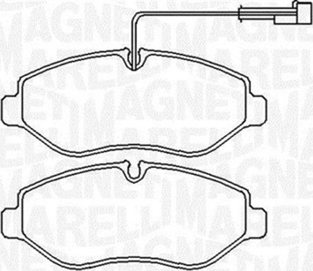 Magneti Marelli 363916060650 - Kit de plaquettes de frein, frein à disque cwaw.fr