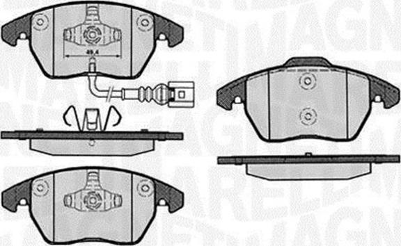 Magneti Marelli 363916060657 - Kit de plaquettes de frein, frein à disque cwaw.fr