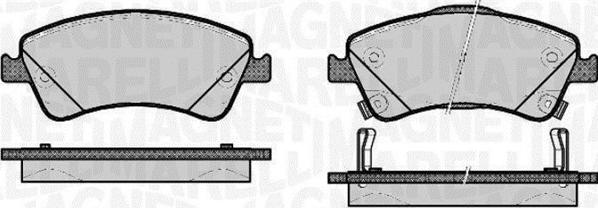 Magneti Marelli 363916060665 - Kit de plaquettes de frein, frein à disque cwaw.fr