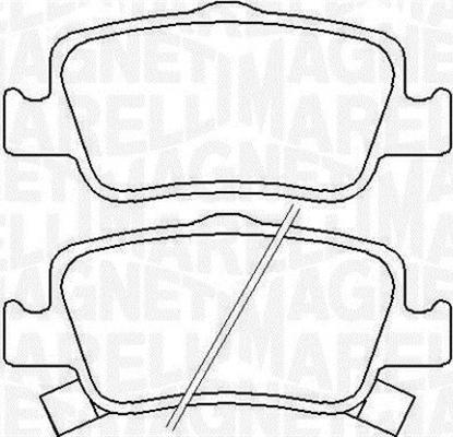 Magneti Marelli 363916060666 - Kit de plaquettes de frein, frein à disque cwaw.fr