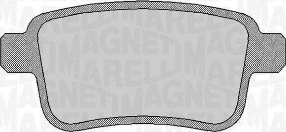 Magneti Marelli 363916060660 - Kit de plaquettes de frein, frein à disque cwaw.fr