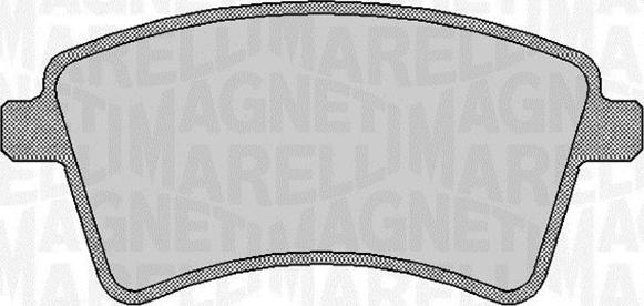 Magneti Marelli 363916060661 - Kit de plaquettes de frein, frein à disque cwaw.fr