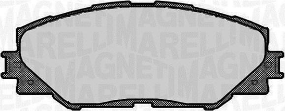 Magneti Marelli 363916060663 - Kit de plaquettes de frein, frein à disque cwaw.fr