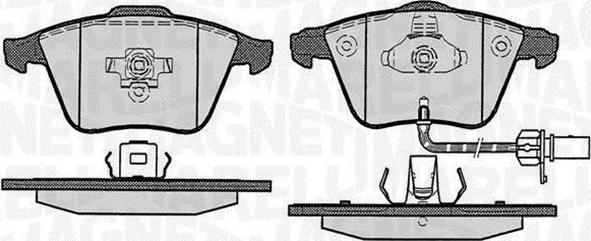 Magneti Marelli 363916060605 - Kit de plaquettes de frein, frein à disque cwaw.fr