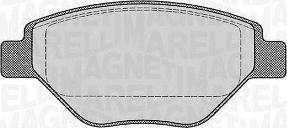 Magneti Marelli 363916060600 - Kit de plaquettes de frein, frein à disque cwaw.fr