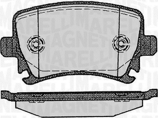 Magneti Marelli 363916060601 - Kit de plaquettes de frein, frein à disque cwaw.fr