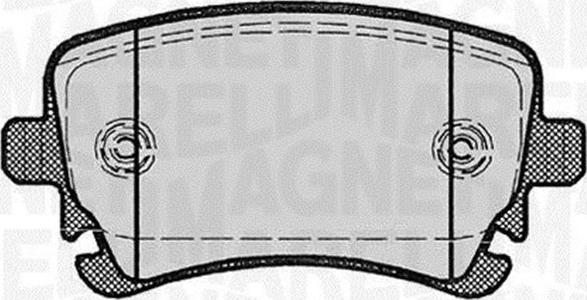 Magneti Marelli 363916060602 - Kit de plaquettes de frein, frein à disque cwaw.fr