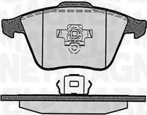 Magneti Marelli 363916060611 - Kit de plaquettes de frein, frein à disque cwaw.fr