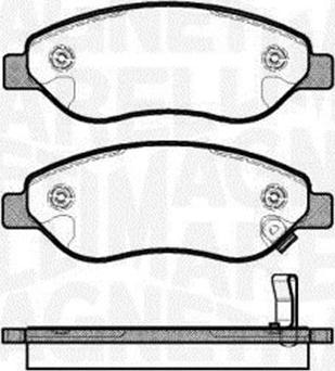 Magneti Marelli 363916060618 - Kit de plaquettes de frein, frein à disque cwaw.fr