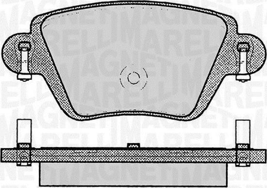 Magneti Marelli 363916060613 - Kit de plaquettes de frein, frein à disque cwaw.fr