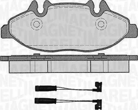 Magneti Marelli 363916060617 - Kit de plaquettes de frein, frein à disque cwaw.fr