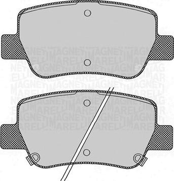 Magneti Marelli 363916060686 - Kit de plaquettes de frein, frein à disque cwaw.fr