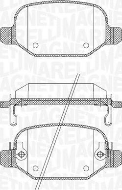 Magneti Marelli 363916060688 - Kit de plaquettes de frein, frein à disque cwaw.fr