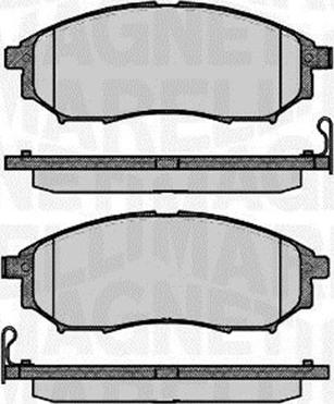 Magneti Marelli 363916060683 - Kit de plaquettes de frein, frein à disque cwaw.fr