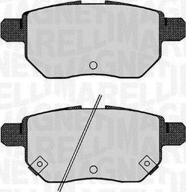 Magneti Marelli 363916060630 - Kit de plaquettes de frein, frein à disque cwaw.fr