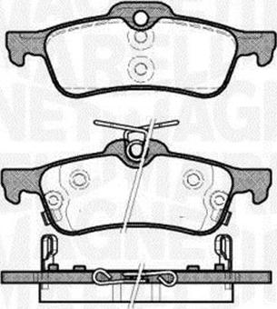 Magneti Marelli 363700201716 - Kit de plaquettes de frein, frein à disque cwaw.fr