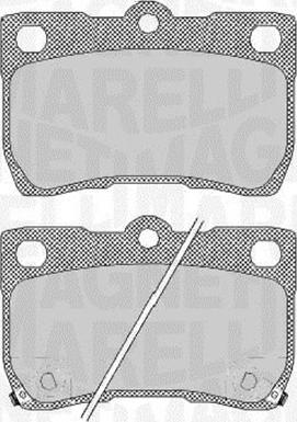 Magneti Marelli 363916060638 - Kit de plaquettes de frein, frein à disque cwaw.fr