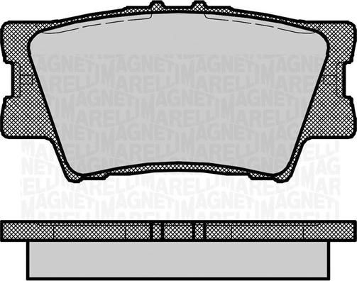 Magneti Marelli 363916060633 - Kit de plaquettes de frein, frein à disque cwaw.fr