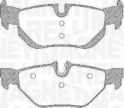 Magneti Marelli 363916060624 - Kit de plaquettes de frein, frein à disque cwaw.fr