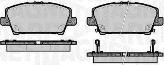 Magneti Marelli 363916060620 - Kit de plaquettes de frein, frein à disque cwaw.fr