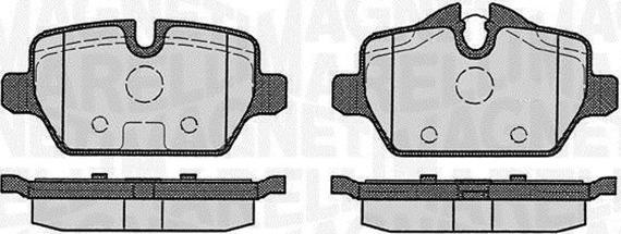 Magneti Marelli 363916060623 - Kit de plaquettes de frein, frein à disque cwaw.fr