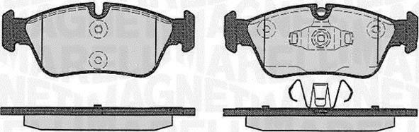 Magneti Marelli 363916060622 - Kit de plaquettes de frein, frein à disque cwaw.fr