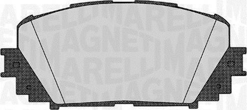 Magneti Marelli 363916060627 - Kit de plaquettes de frein, frein à disque cwaw.fr