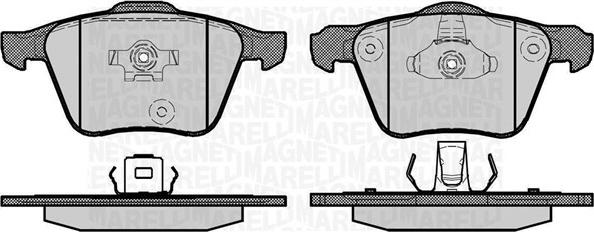 Magneti Marelli 363916060679 - Kit de plaquettes de frein, frein à disque cwaw.fr