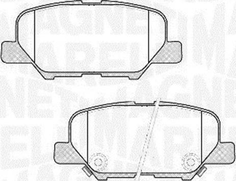 Magneti Marelli 363916060678 - Kit de plaquettes de frein, frein à disque cwaw.fr