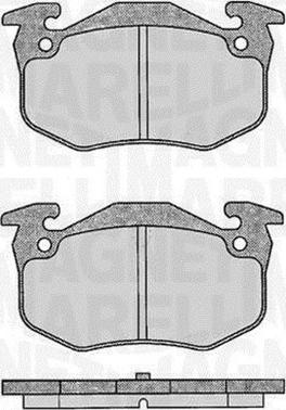 Magneti Marelli 363916060197 - Kit de plaquettes de frein, frein à disque cwaw.fr