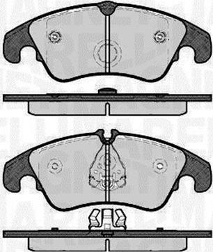 Magneti Marelli 363916060140 - Kit de plaquettes de frein, frein à disque cwaw.fr