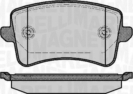 Magneti Marelli 363916060141 - Kit de plaquettes de frein, frein à disque cwaw.fr