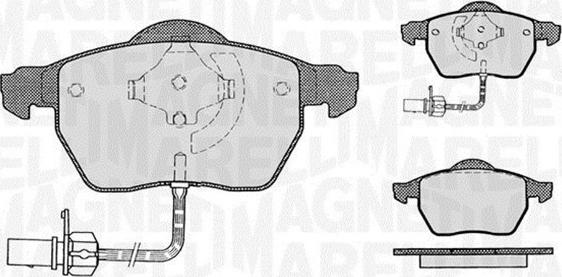 Magneti Marelli 363916060142 - Kit de plaquettes de frein, frein à disque cwaw.fr