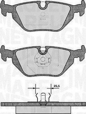 Magneti Marelli 363916060154 - Kit de plaquettes de frein, frein à disque cwaw.fr