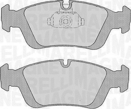 Magneti Marelli 363916060155 - Kit de plaquettes de frein, frein à disque cwaw.fr