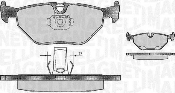 Magneti Marelli 363916060158 - Kit de plaquettes de frein, frein à disque cwaw.fr