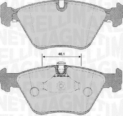 Magneti Marelli 363916060153 - Kit de plaquettes de frein, frein à disque cwaw.fr