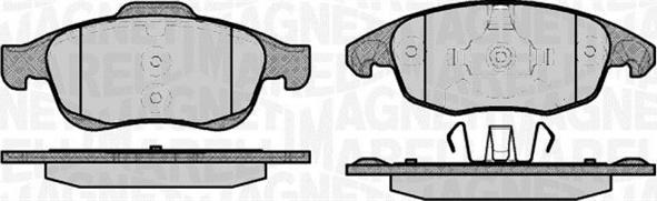 Magneti Marelli 363916060169 - Kit de plaquettes de frein, frein à disque cwaw.fr