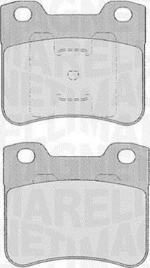 Magneti Marelli 363916060166 - Kit de plaquettes de frein, frein à disque cwaw.fr