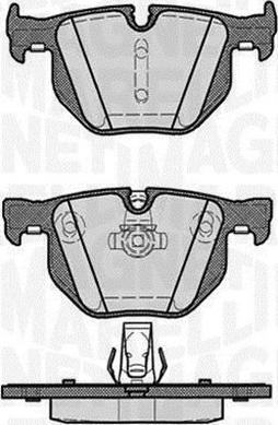 Magneti Marelli 363916060161 - Kit de plaquettes de frein, frein à disque cwaw.fr