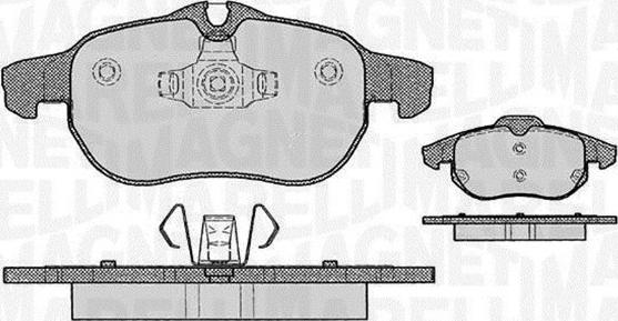 Magneti Marelli 363916060162 - Kit de plaquettes de frein, frein à disque cwaw.fr