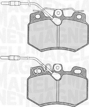 Magneti Marelli 363916060167 - Kit de plaquettes de frein, frein à disque cwaw.fr