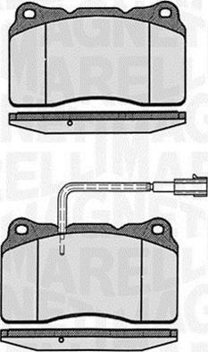 Magneti Marelli 363916060110 - Kit de plaquettes de frein, frein à disque cwaw.fr