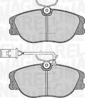 Magneti Marelli 363916060117 - Kit de plaquettes de frein, frein à disque cwaw.fr